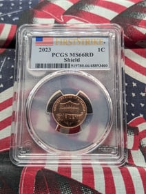 2023 Lincoln Shield Cent PCGS MS66 RD