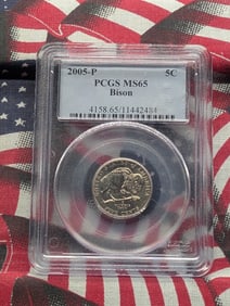 2005-P Jefferson Bison Nickel PCGS MS65