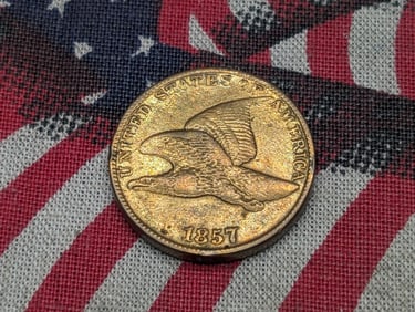 1857 Flying Eagle Cent *VF/XF DETAILS*