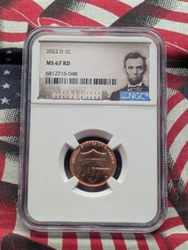 2022-D Lincoln Shield Cent NGC MS67 RD