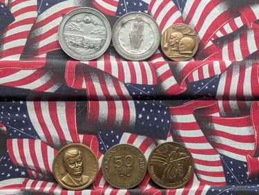 Lot of 6 Various Vintage Medals