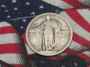 1917 Type 1 Standing Liberty Quarter *VG/FINE*