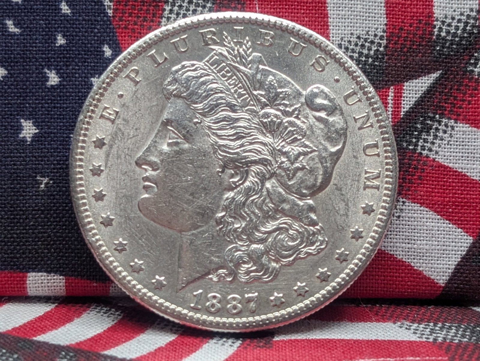 *UNC* 1887-S Morgan Silver Dollar: *UNC* 1887-S Morgan Silver Dollar