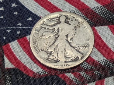 *GOOD/VG* 1916 Walking Liberty Half Dollar