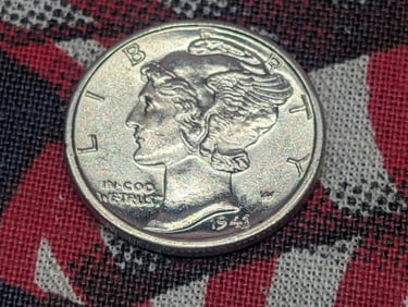 *BU* 1943-D FSB Mercury Silver Dime