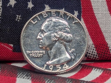 1954 PROOF Washington Silver Quarter