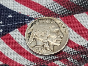 *VF* 1931-S Indian Head Buffalo Nickel