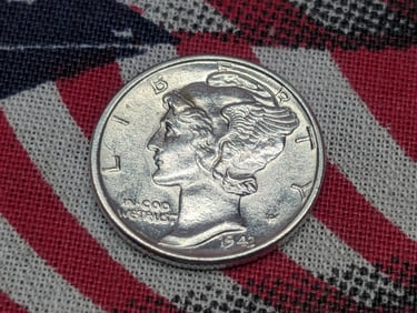 *BU* 1943 Mercury Silver Dime