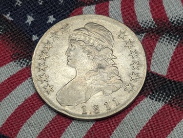 *AU* 1811 Capped Bust Half Dollar