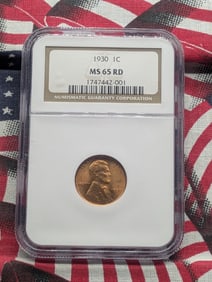 1930 Lincoln Wheat Cent - NGC MS65 RD
