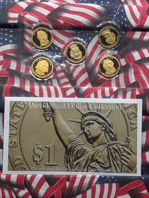 Presidential Dollar Collection in Gem Proof Condition