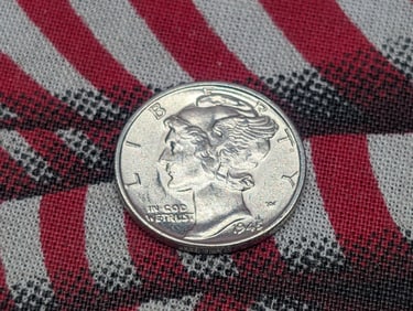 *BU* 1945 Mercury Silver Dime