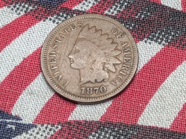 *SCARCE - GOOD+* 1870 Indian Head Cent