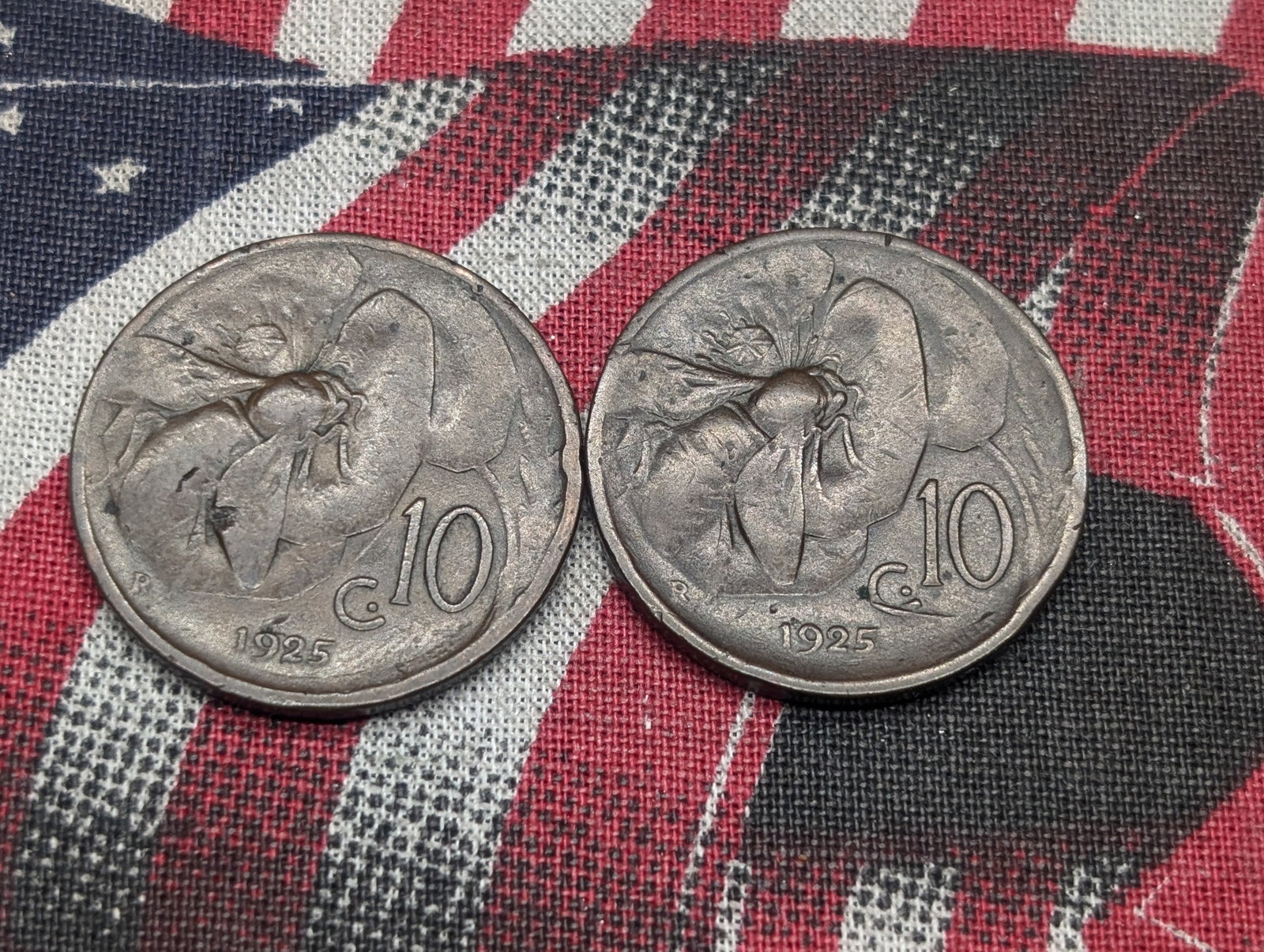 2 1925 10 Centesimi Vittorio Eman uele III Coin: 2 1925 10 Centesimi Vittorio Eman uele III Coin