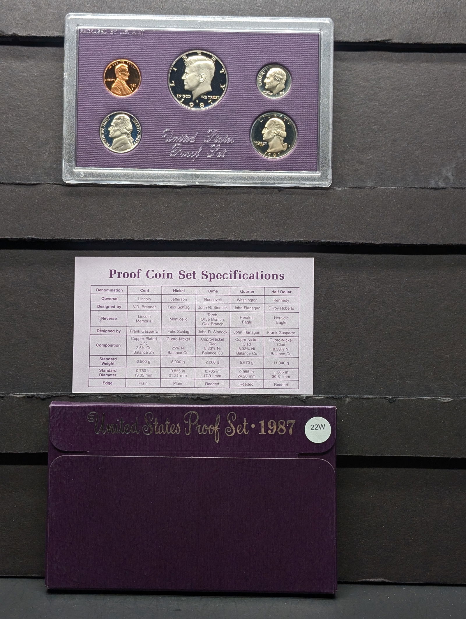 1987-S U.S. Proof Set In OGP (1 of 4)