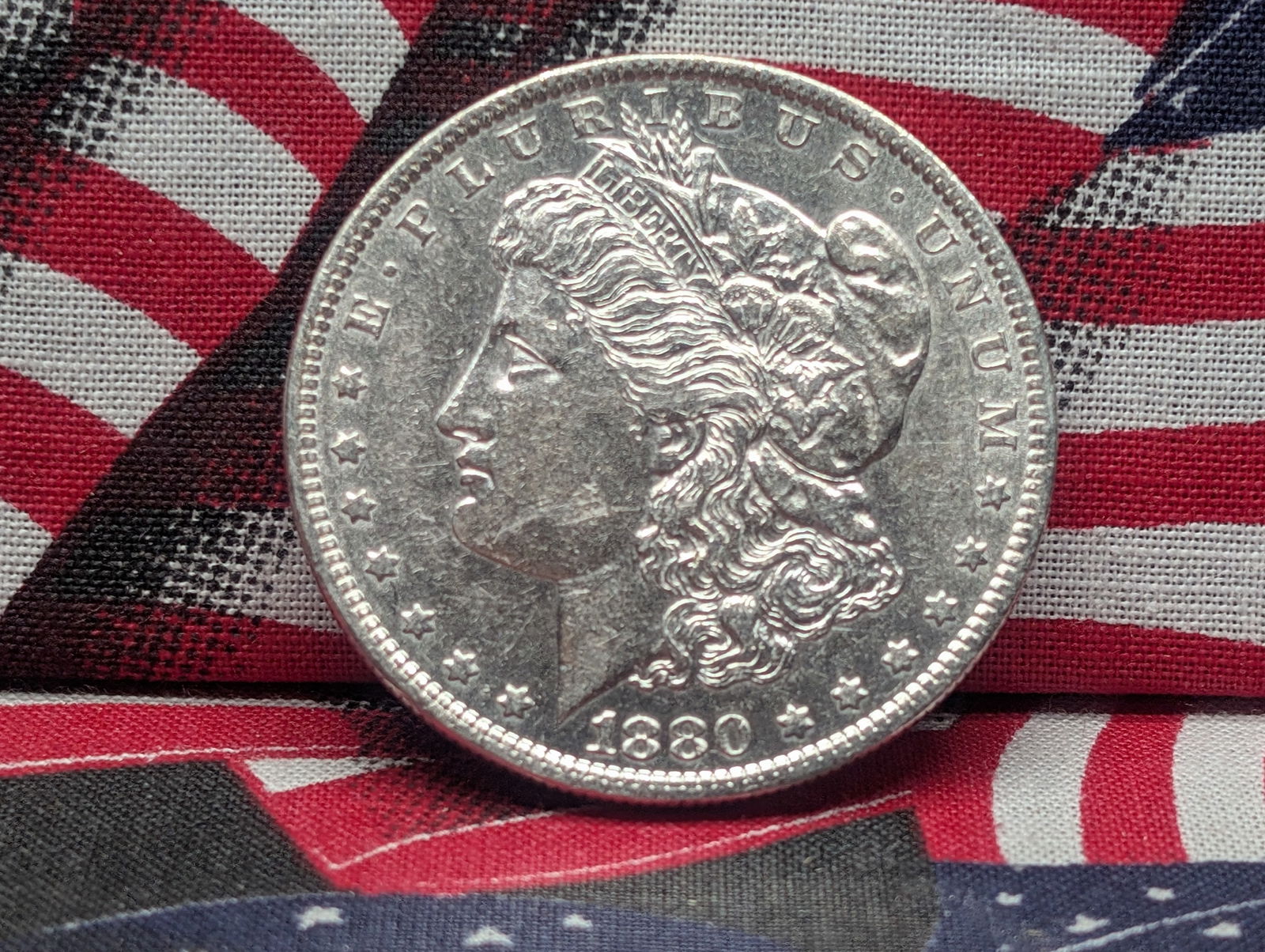 1880-O Morgan Silver Dollar. HIGH Grade (1 of 2)