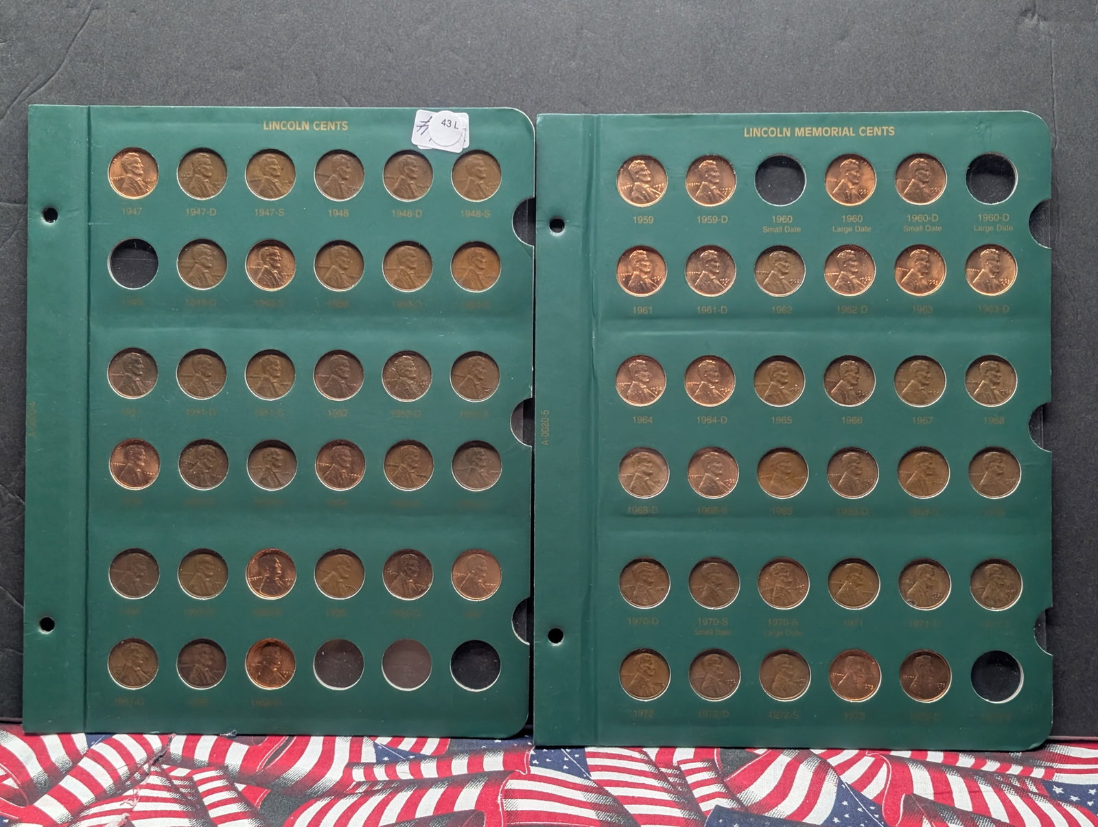 (65) Lincoln Pennies Nice run of Lincoln Pennies 1949-1973: (65) Lincoln Pennies Nice run of Lincoln Pennies 1949-1973