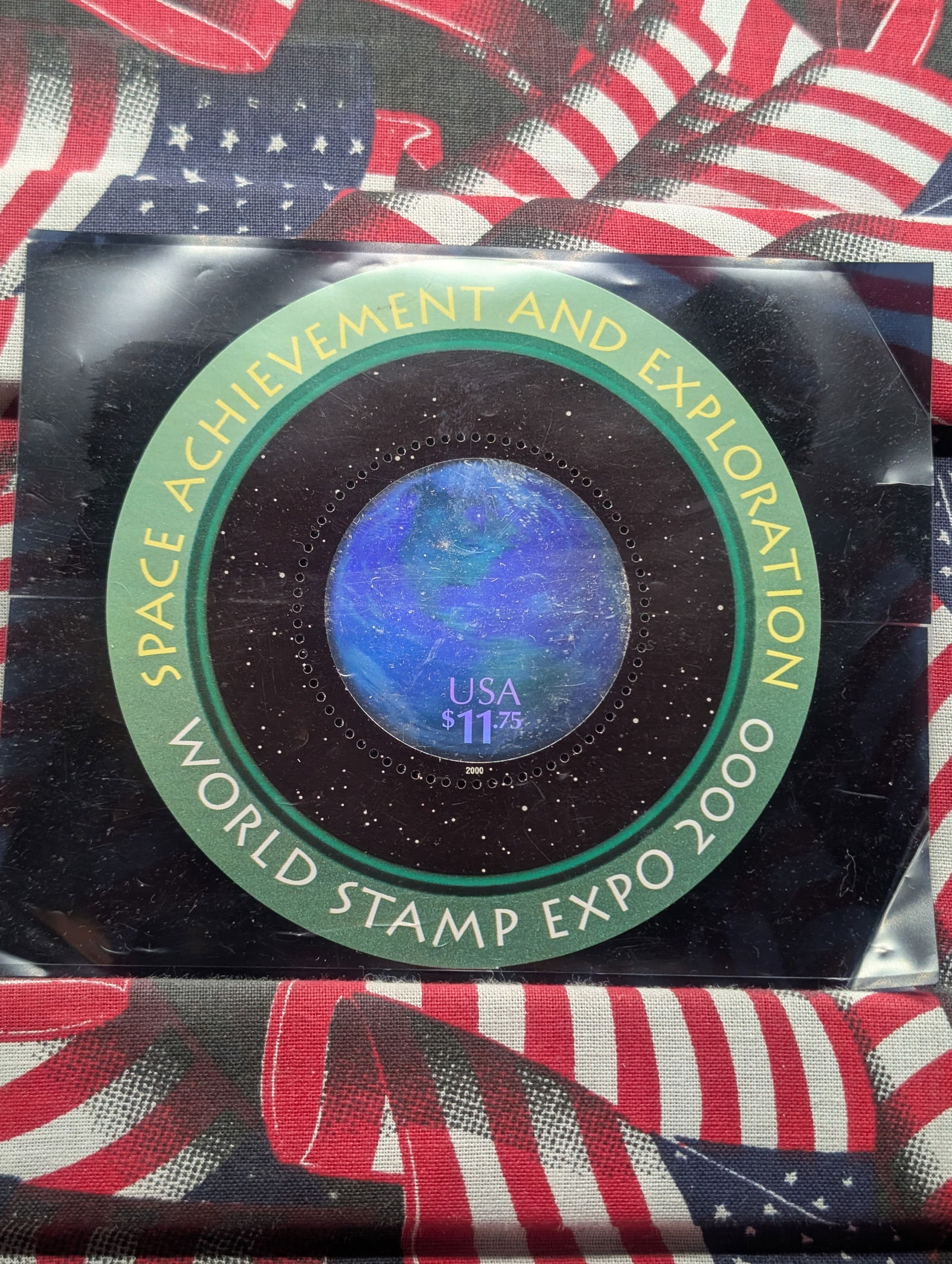 2000 World Expo "Space Achievement And Exploration" Stamp, Mint, Original Gum, Never Hinged (1 of 1)