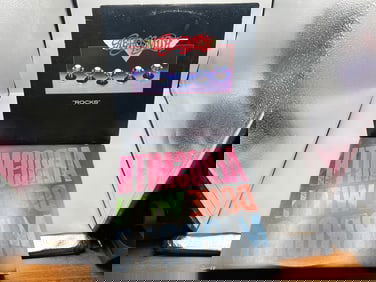 Aerosmith (2 LP Lot): Rocks (1976), original release, textured cover; and Done With Mirrors (1985),