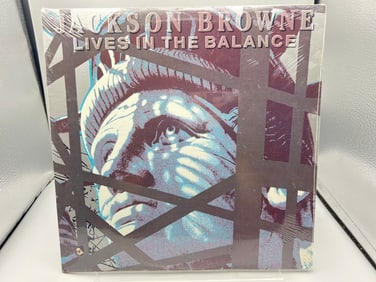 SEALED 1986 Jackson Browne Lives In The Balance Vinyl Album