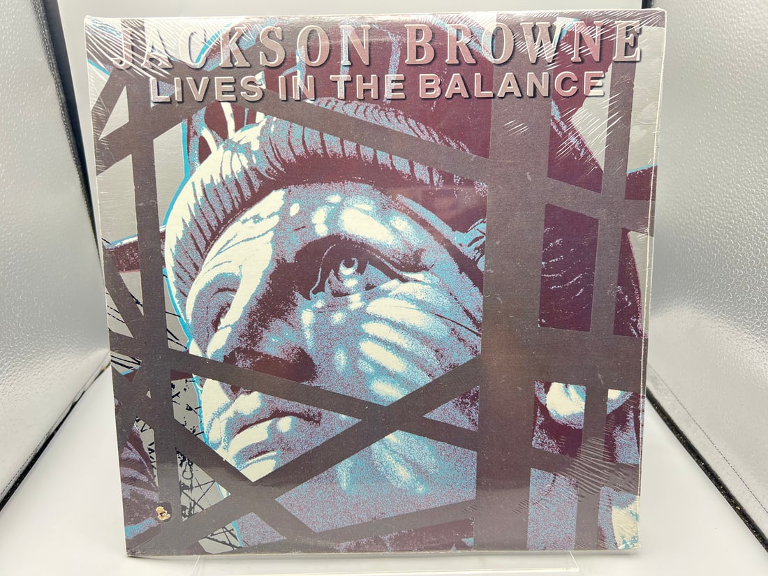 SEALED 1986 Jackson Browne Lives In The Balance Vinyl Album (1 of 2)