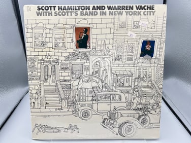 SEALED 1978 Scott Hamilton & Warren Vache With Scott's Band In New York City Vinyl Album - CJ-70