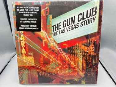 The Gun Club: The Las Vegas Story (2015), Limited Edition, transparent green 180 gram vinyl, UK/EU