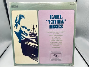 SEALED 1970 Earl "Fatha" Hines Self Titled Vinyl Album - FS-246