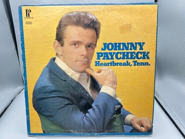 1972 Johnny Paycheck Heartbreak, Tenn. Vinyl Album - JS-6124