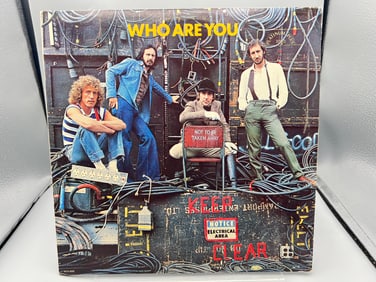 1980 The Who Who Are You Reissue Vinyl Album - MCA-37003