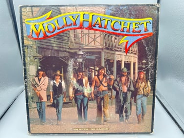 1983 Molly Hatchet No Guts No Glory Vinyl Album - FE 38429