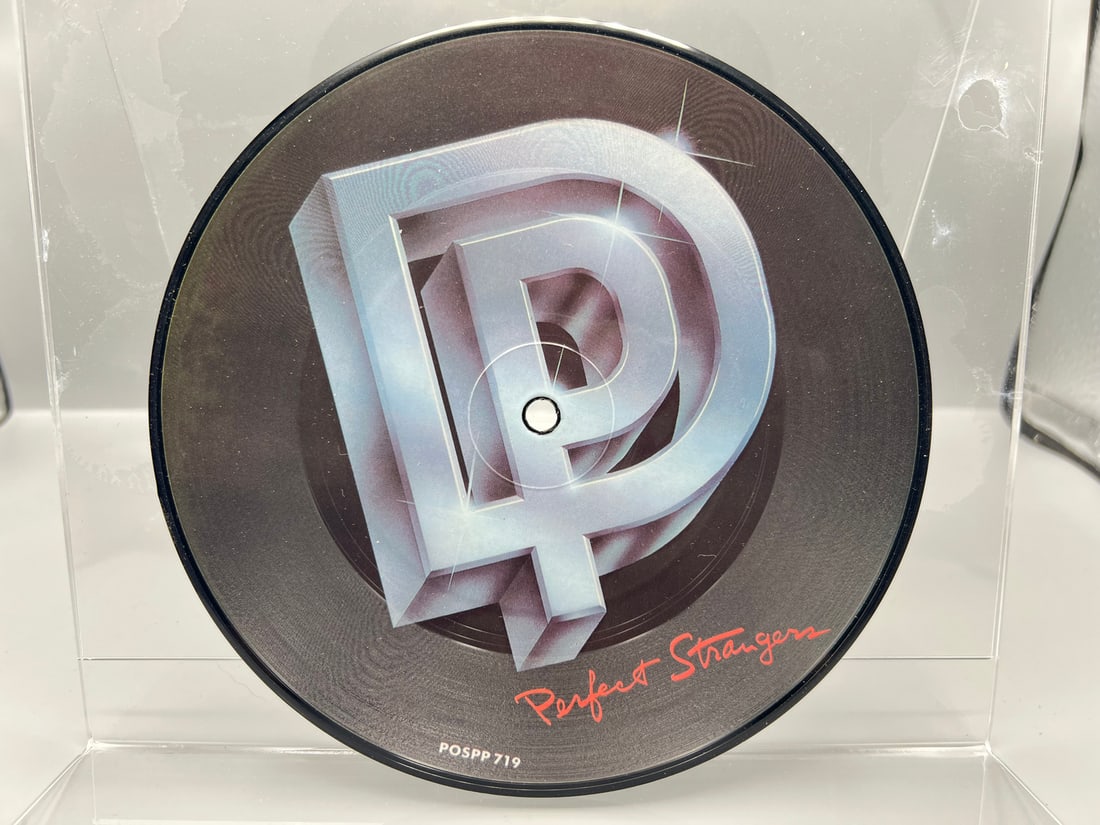 1985 Deep Purple Perfect Strangers United Kingdom Release 45 RPM Picture Disc Record - POSPP 719 (1 of 2)