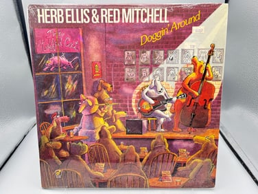 SEALED 1989 Herb Ellis & Red Mitchell Live At The LOA Doggin' Around Vinyl Album