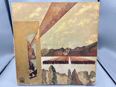 1973 Stevie Wonder Innervisions Vinyl Album - T326 L