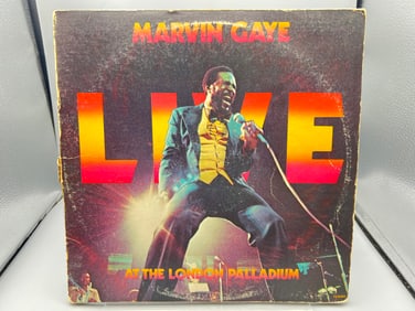 1977 Marvin Gaye Live At The London Palladium Vinyl Album - T7-353R2