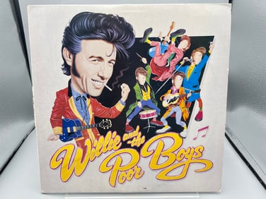1985 Willie And The Poor Boys Self Titled Vinyl Album - PB6047 - Charlie Watts, Bill Wyman
