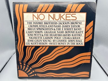 1979 Various Artist Compilation No Nukes The Muse Concerts For A Non-Nuclear Future Vinyl Album -
