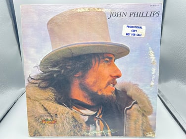 John Phillips: Self-titled (1970), white label promo, promo sticker on cover. This acclaimed, intial