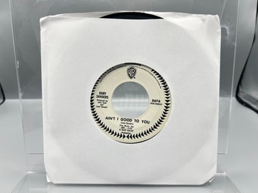 Gary Sanders: Ain't No Beatle/Ain't I Good To You (1965), 7-inch 45rpm - white label promo, song