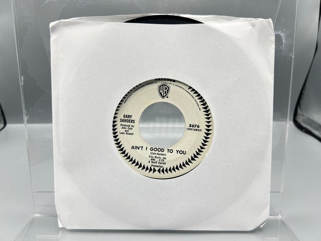 Gary Sanders: Ain't No Beatle/Ain't I Good To You (1965), 7-inch 45rpm - white label promo, song (1 of 4)