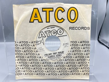 Darrell Banks: Here Come The Tears/I've Got That Feelin' (1967), 7-inch 45rpm - white promo label