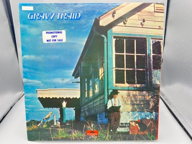 Gravy Train: Self-titled (1970), white label promo, promo sticker on cover (Prog Rock)