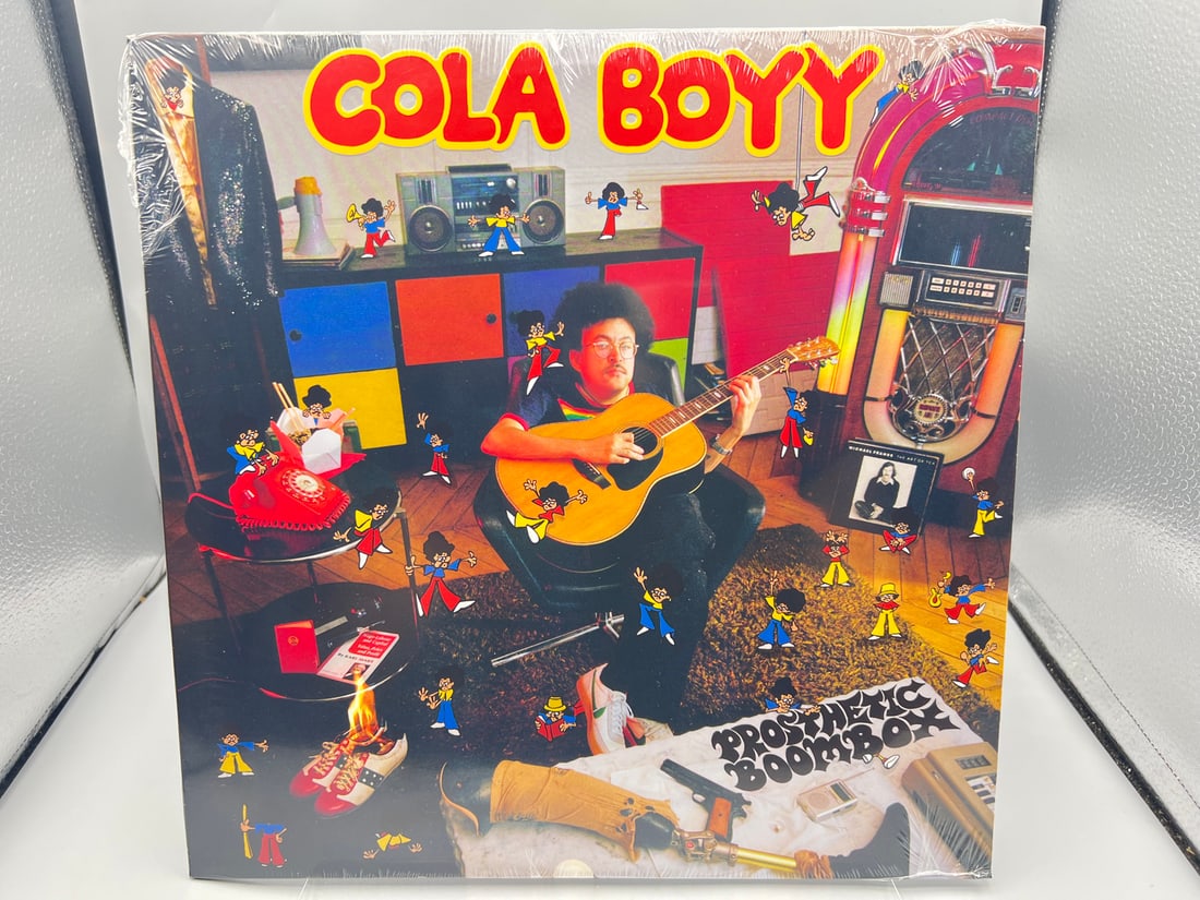 SEALED - Cola Boyy: Prosthetic Boombox (2021), France pressing, embossed cover: SEALED - Cola Boyy: Prosthetic Boombox (2021), France pressing, embossed cover - Records are untested by auction house for play quality. All items are sold as is.