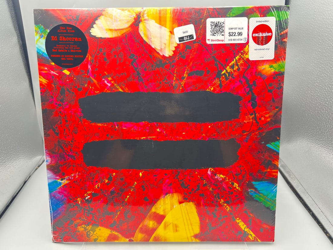 SEALED - Ed Sheeran: Equals (2021), Limited Edition, red vinyl: SEALED - Ed Sheeran: Equals (2021), Limited Edition, red vinyl - Records are untested by auction house for play quality. All items are sold as is.