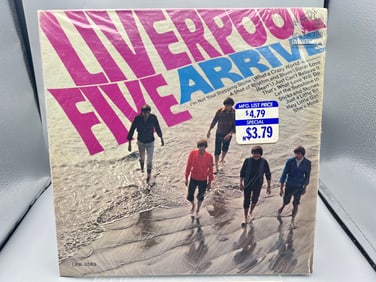 Liverpool Five: Liverpool Five Arrive (1966), in origiinal shrinkwrap with price sticker