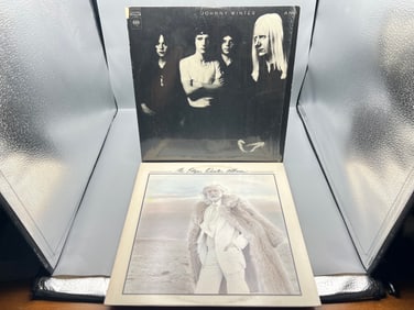 Two (2) LP Lot: Johnny Winter: Johnny Winter And (1970), in original shrinkwrap; and Edgar Winter: