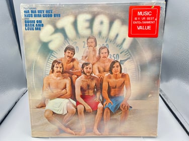 SEALED - Steam: Self-titled (1970), contains classic song - Na, Na, Hey, Hey, Kiss Him Goodbye,