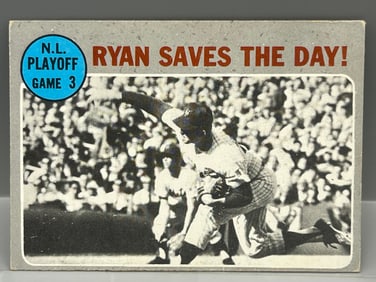 1970 Topps Nolan Ryan Saves The Day #197