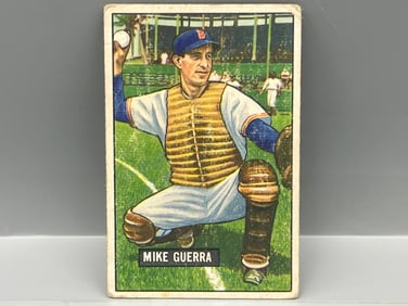 1951 Bowman Mike Guerra #202