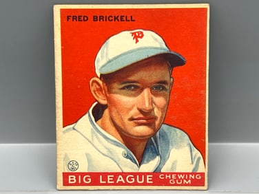 1933 Goudey Fred Brickell #38